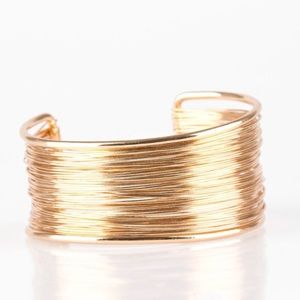Gold Sleek Bangle Bracelet